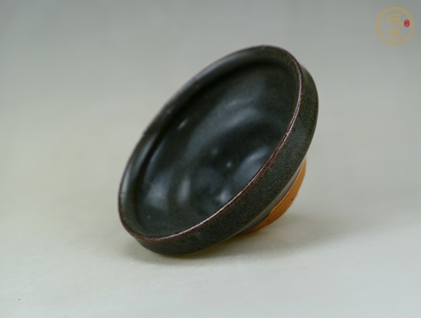 古玩陶瓷吉州窯茶葉末釉茶盞真品鑒賞圖