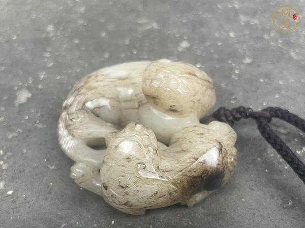 古玩玉器提油仿古“玉獸”真品鑒賞圖
