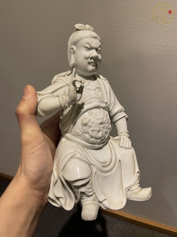 古玩陶瓷清代德化窯關(guān)公真品鑒賞圖
