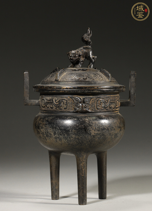 古玩銅器鼎式薰爐真品鑒賞圖