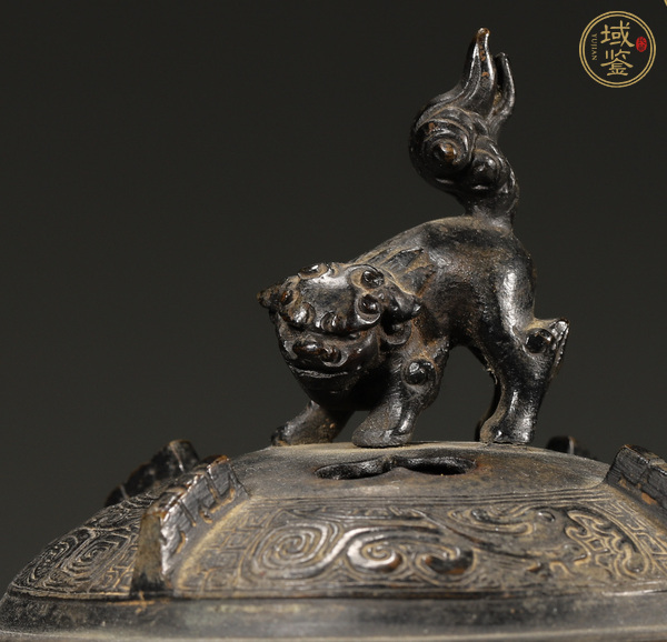 古玩銅器鼎式薰爐真品鑒賞圖