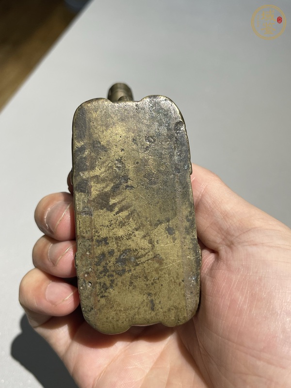 古玩銅器清代象形銅硯滴真品鑒賞圖