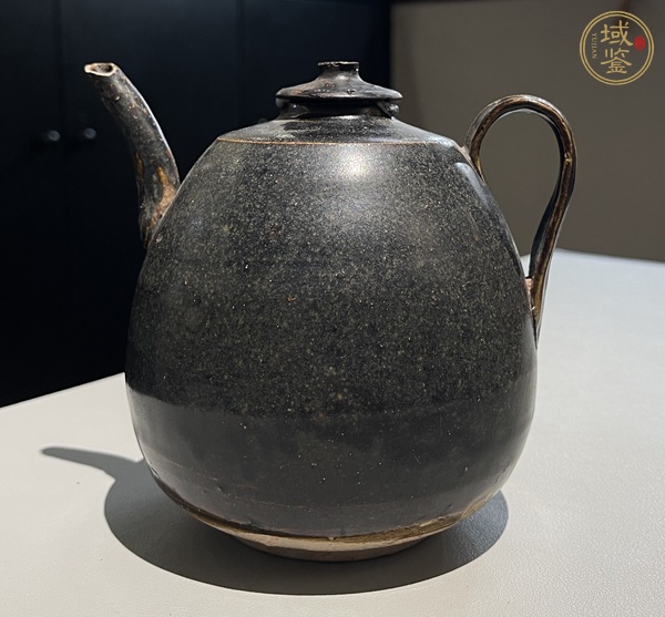 古玩宋代黑釉梨型壺真品鑒賞圖