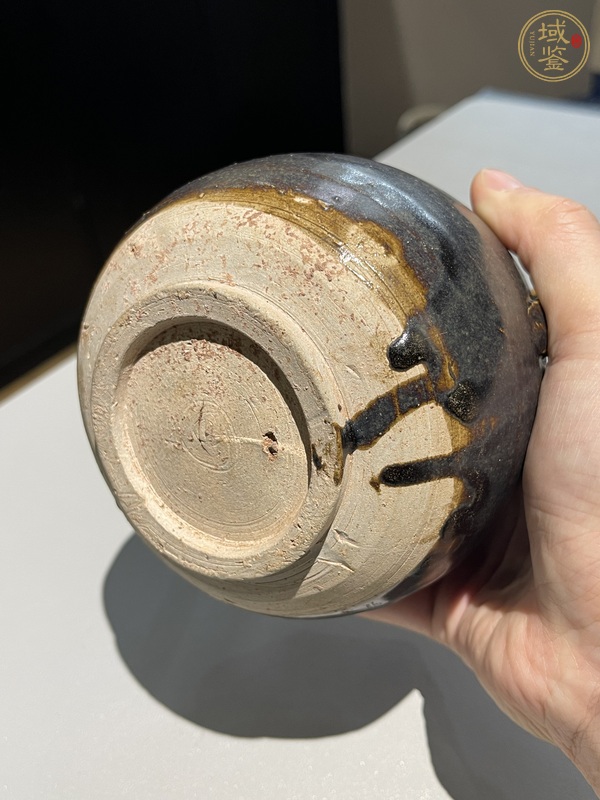古玩陶瓷宋代黑釉梨型壺真品鑒賞圖