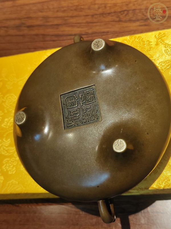 古玩銅鈾耳爐真品鑒賞圖