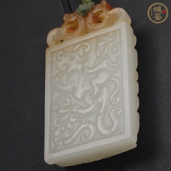 古玩玉器提油仿古“龍紋玉佩”真品鑒賞圖
