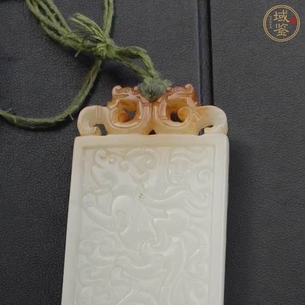 古玩玉器提油仿古“龍紋玉佩”真品鑒賞圖