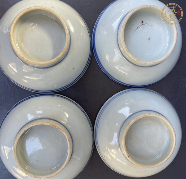 古玩陶瓷青花青花三星高照?qǐng)D盤(pán)真品鑒賞圖