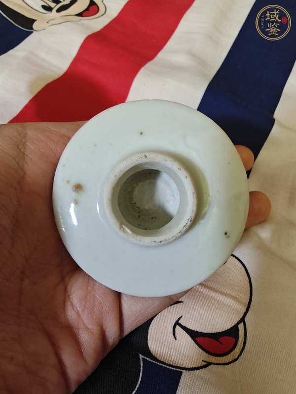 古玩陶瓷晚清青花蓋瓶真品鑒賞圖