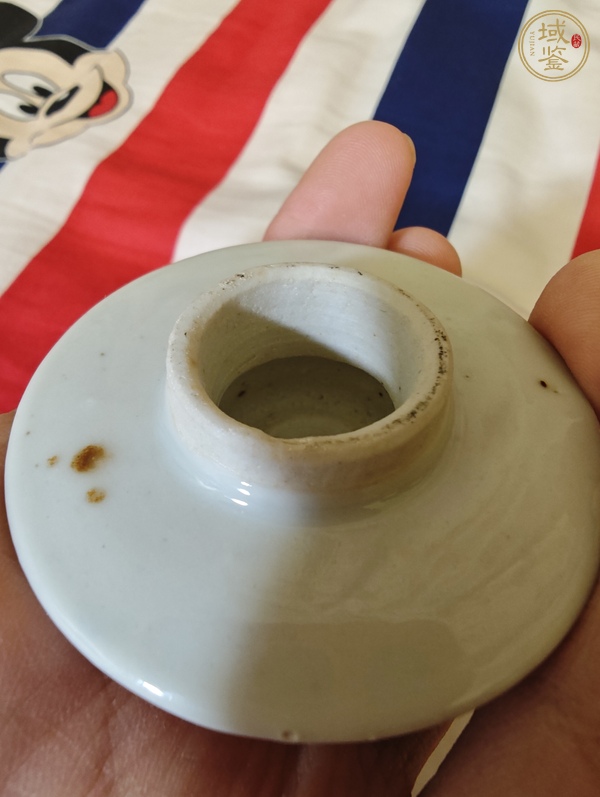 古玩陶瓷晚清青花蓋瓶真品鑒賞圖
