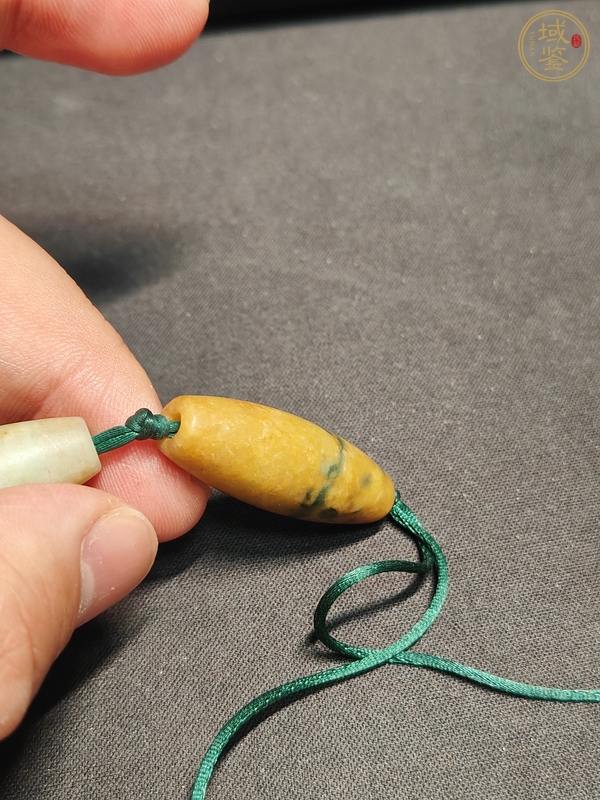 古玩玉器天然翡翠珠真品鑒賞圖