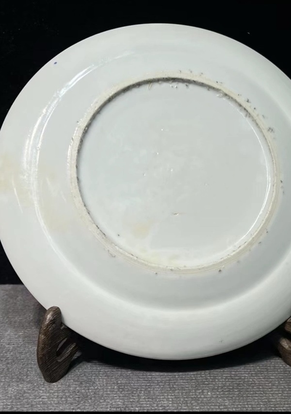 古玩陶瓷粉彩龍紋折腰盤拍賣，當前價格5500元