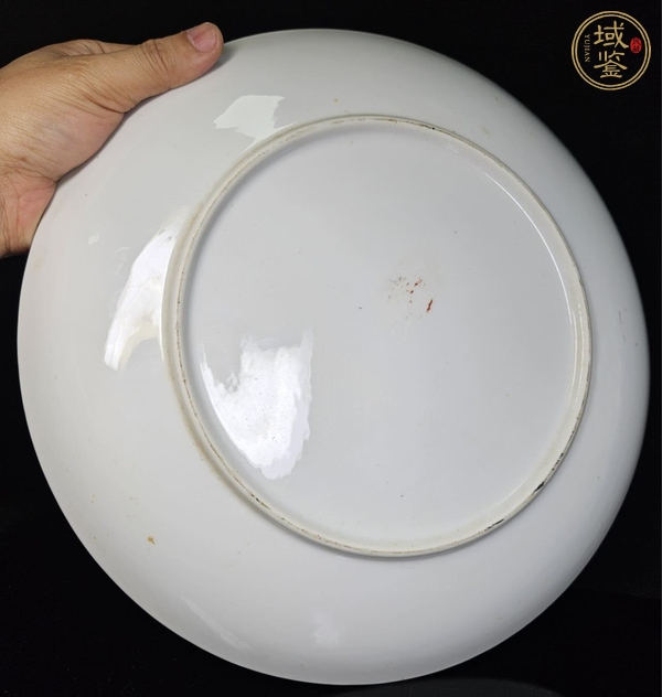 古玩陶瓷廣彩人物故事紋盤真品鑒賞圖