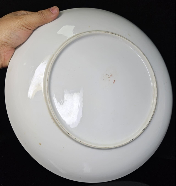 古玩陶瓷廣彩人物故事紋盤拍賣，當(dāng)前價格2999元