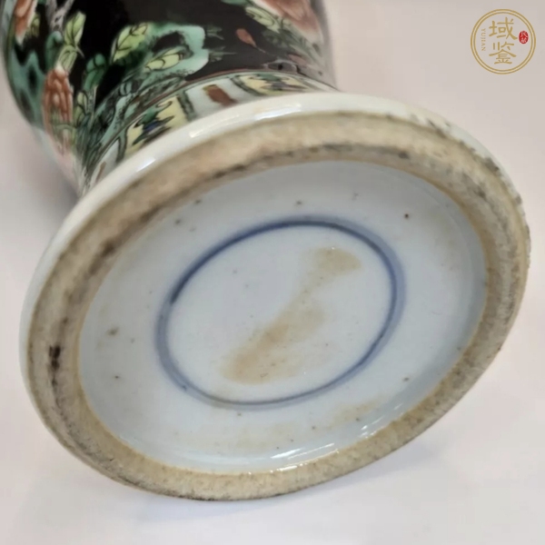 古玩陶瓷花鳥紋觀音瓶真品鑒賞圖