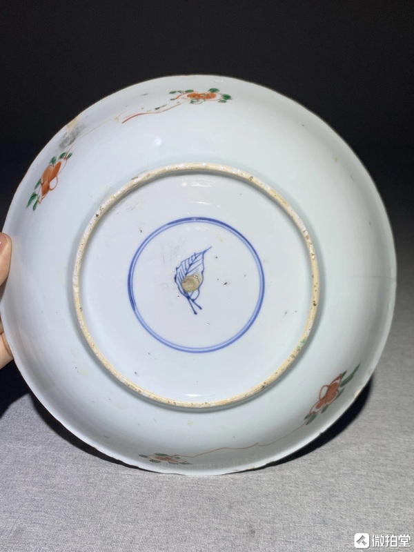 古玩陶瓷五彩四季花卉紋盤拍賣,當前價格3200元