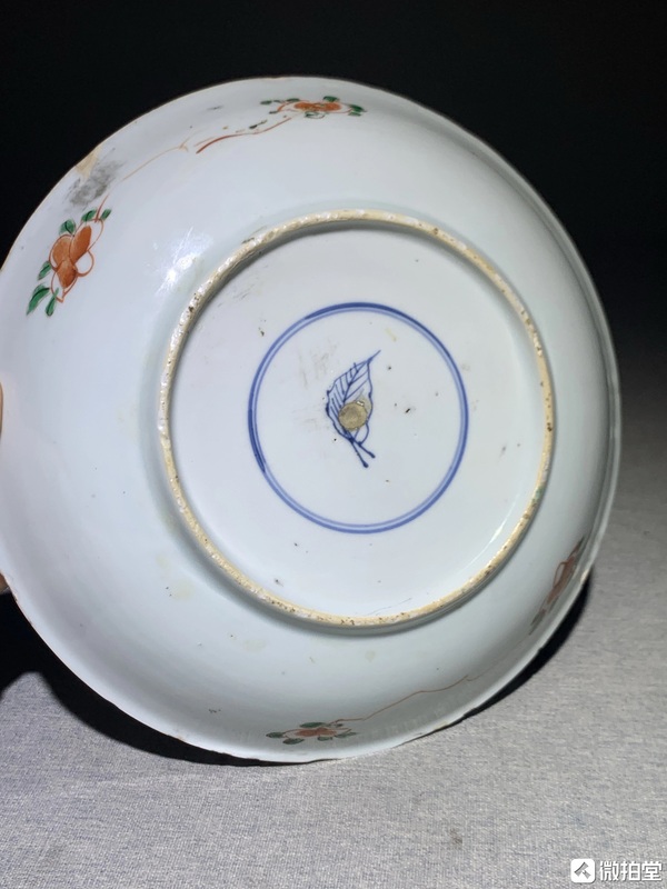 古玩陶瓷五彩四季花卉紋盤拍賣,當前價格3200元