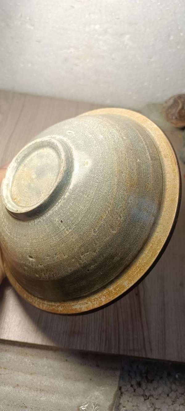 古玩陶瓷青白釉褐彩斗笠碗拍賣,當前價格4600元