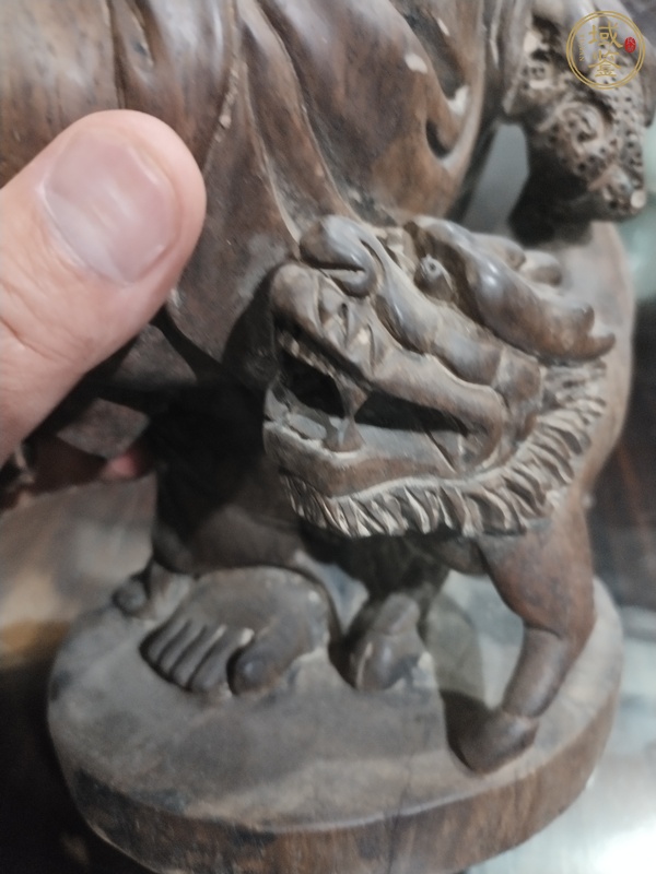 古玩雜項木雕人物真品鑒賞圖