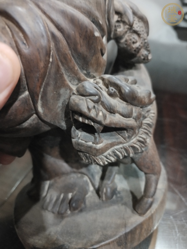 古玩雜項木雕人物真品鑒賞圖