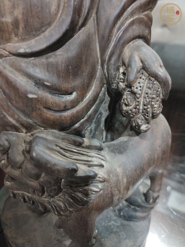 古玩雜項木雕人物真品鑒賞圖