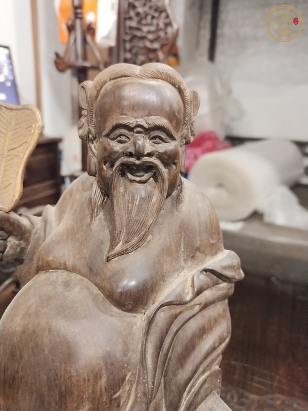 古玩雜項木雕人物真品鑒賞圖