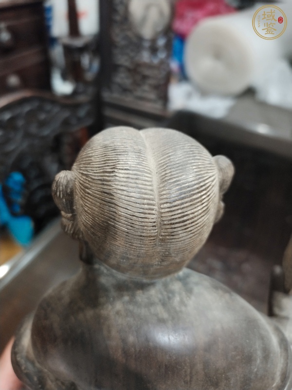 古玩雜項木雕人物真品鑒賞圖