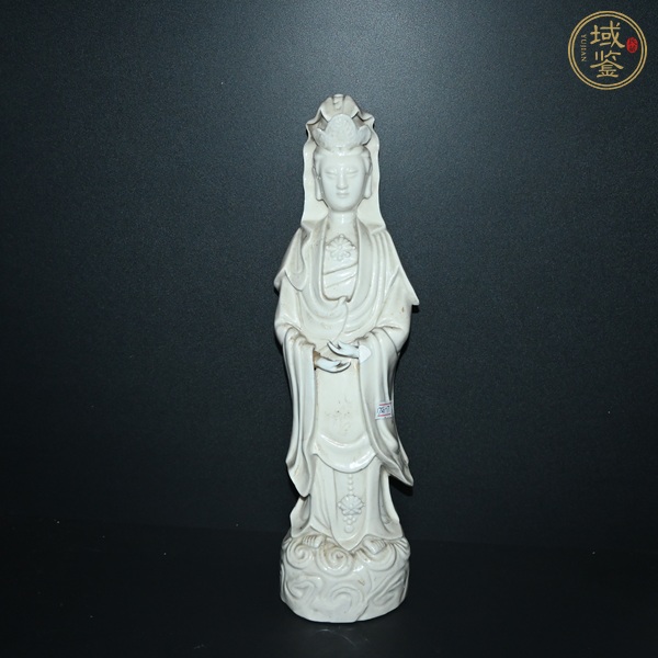 古玩民國德化窯觀音造像真品鑒賞圖