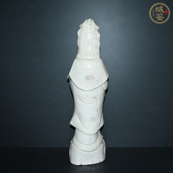 古玩陶瓷民國德化窯觀音造像真品鑒賞圖