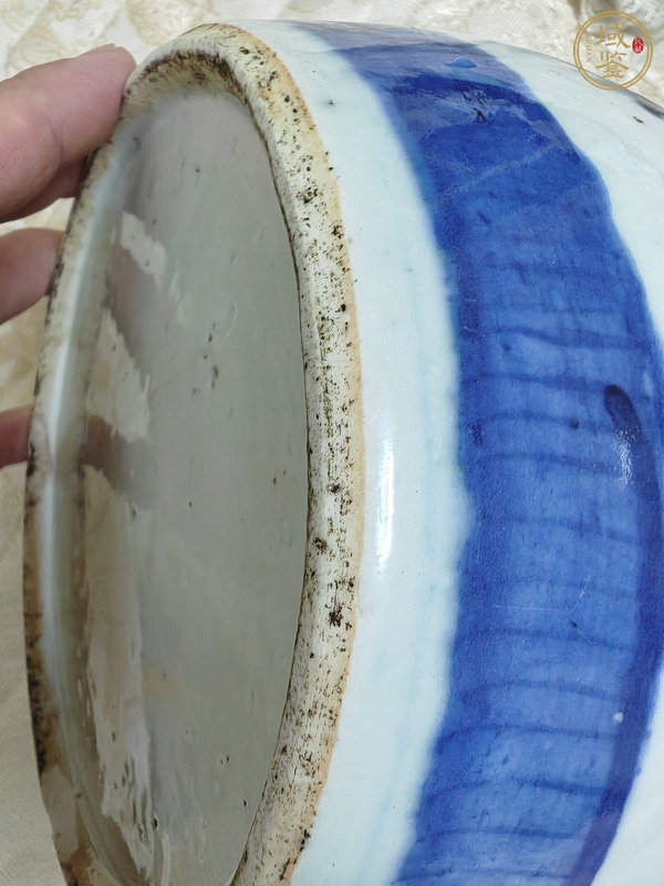 古玩陶瓷清中期青花茶壺真品鑒賞圖