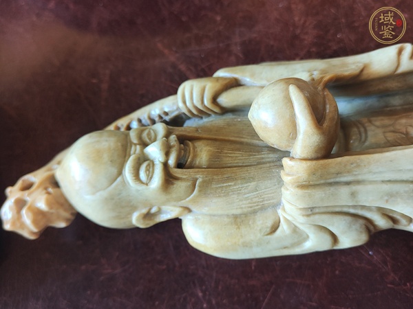 古玩雜項壽星人物雕件真品鑒賞圖
