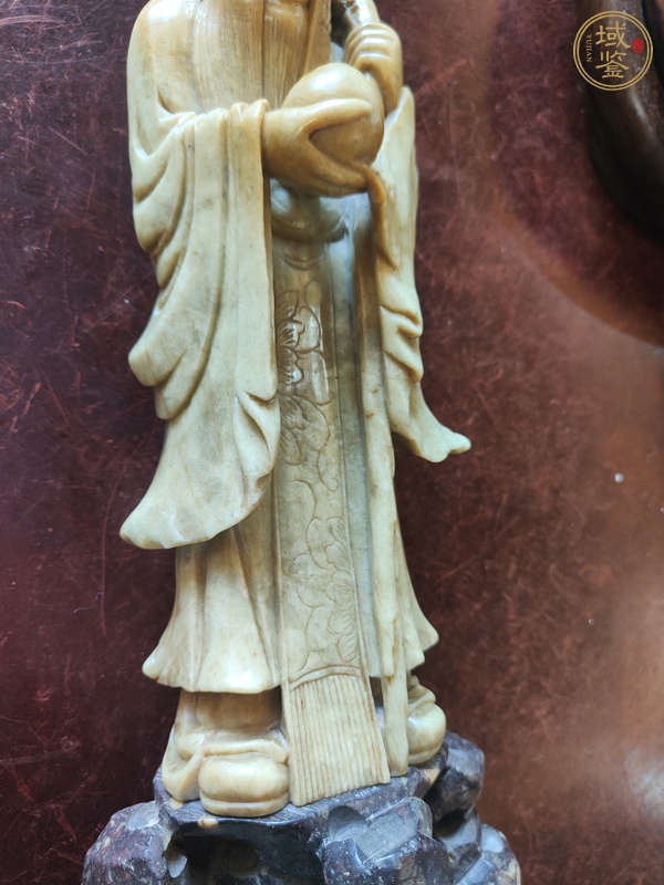 古玩雜項壽星人物雕件真品鑒賞圖
