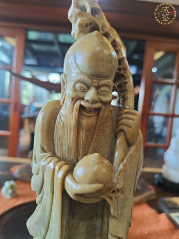 古玩雜項壽星人物雕件真品鑒賞圖
