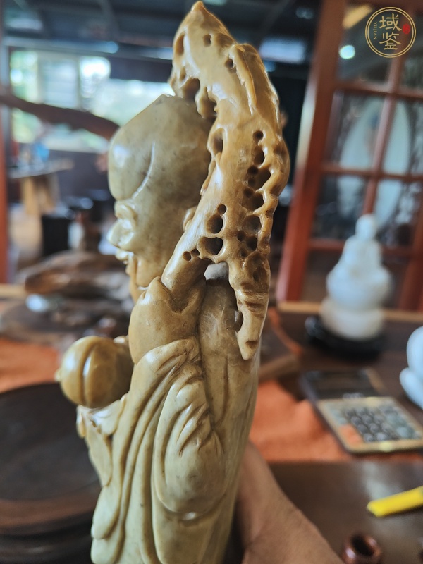 古玩雜項壽星人物雕件真品鑒賞圖