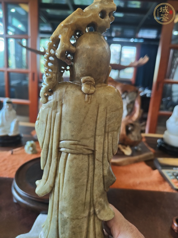 古玩雜項壽星人物雕件真品鑒賞圖