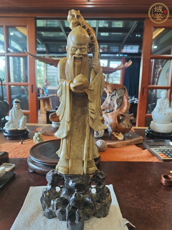 古玩雜項壽星人物雕件真品鑒賞圖