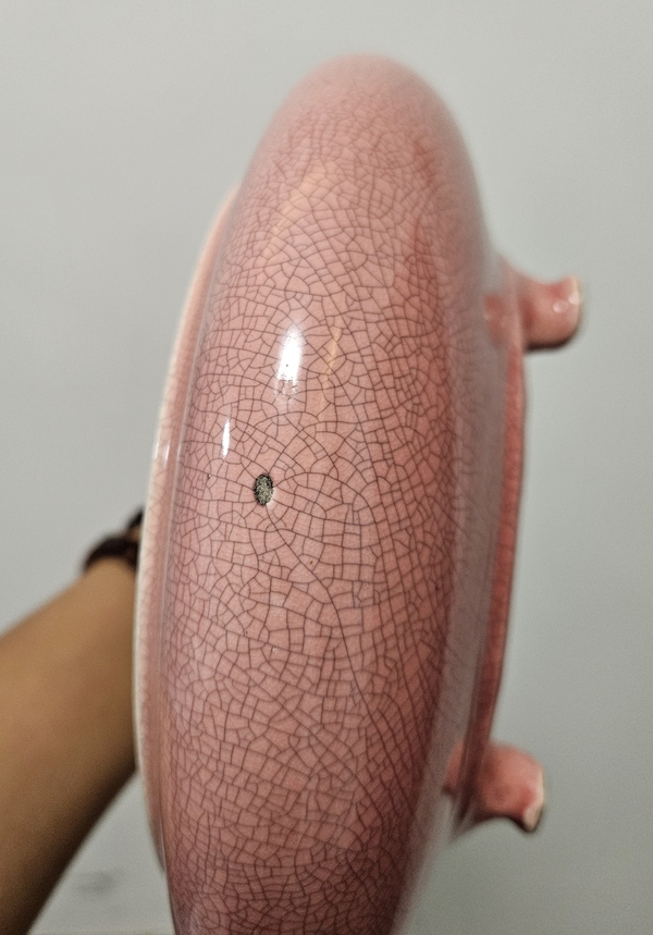 古玩陶瓷紅哥釉三足爐拍賣,當(dāng)前價(jià)格4800元