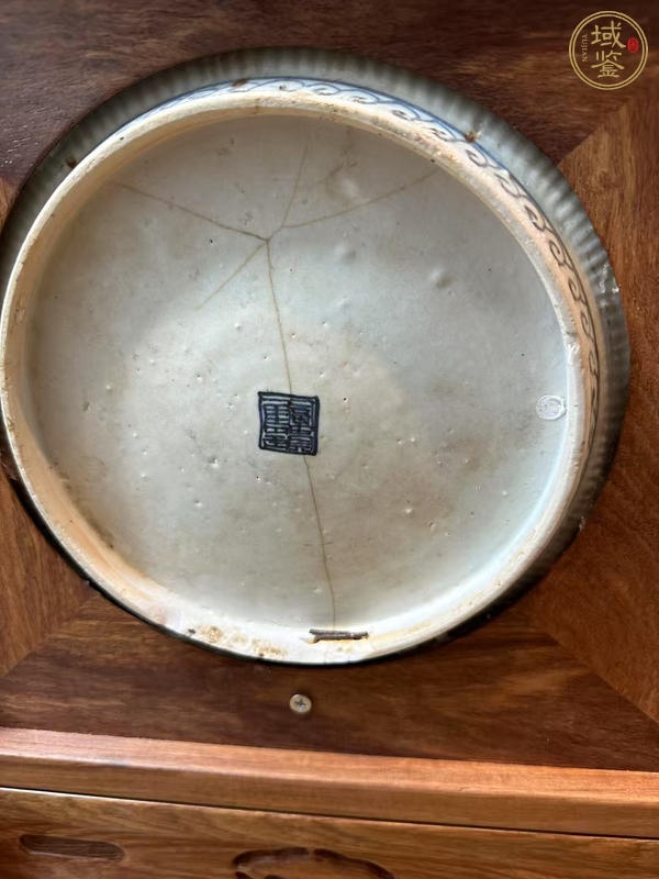 古玩陶瓷青花翼龍紋標本真品鑒賞圖