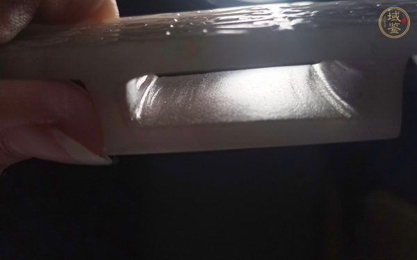 古玩玉器翡翠雕“卷云紋劍璏”真品鑒賞圖