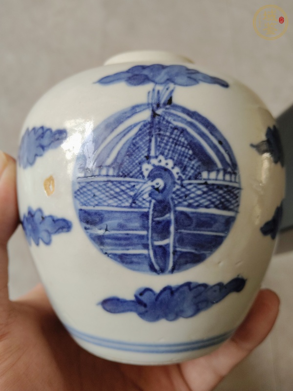 古玩陶瓷青花罐真品鑒賞圖