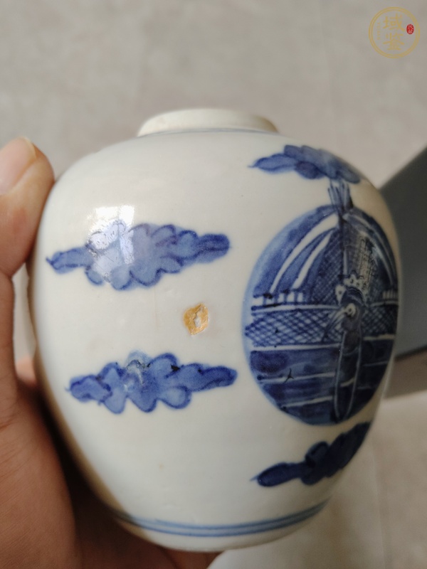 古玩陶瓷青花罐真品鑒賞圖
