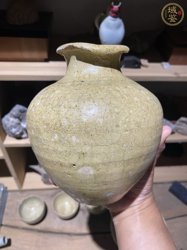 古玩陶瓷青瓷杯真品鑒賞圖