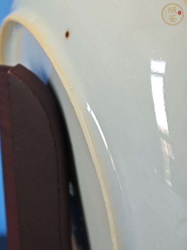 古玩陶瓷青花山水樓閣通景紋杯碟一套真品鑒賞圖