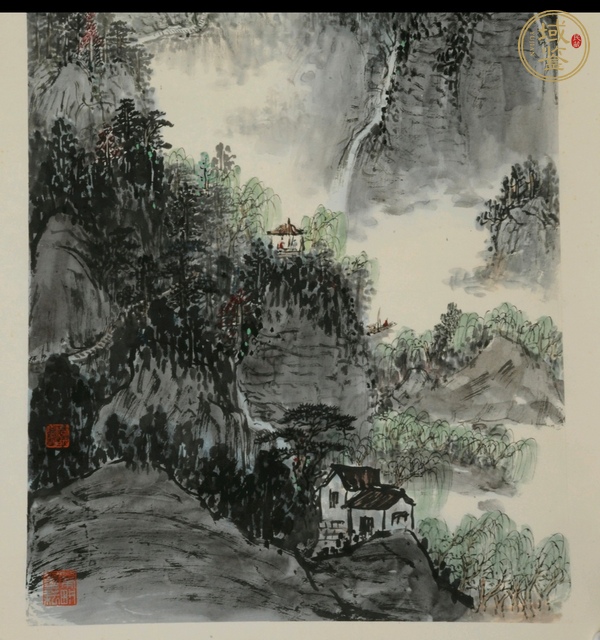 古玩王克文《深壑逢春》真品鑒賞圖