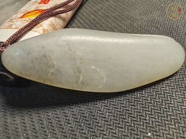 古玩玉器天然和田玉老鼠雕件真品鑒賞圖