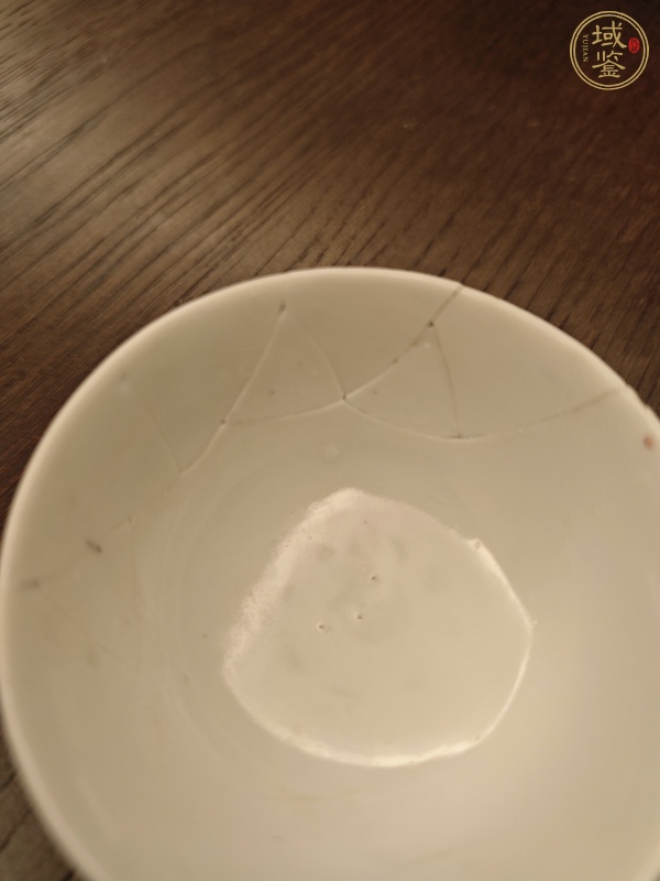 古玩陶瓷粉彩百花開窗胭脂山水紋茶圓真品鑒賞圖