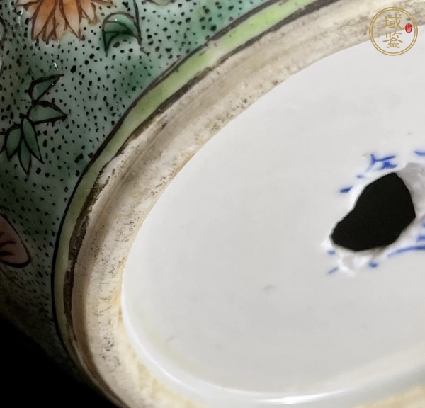 古玩陶瓷清晚期 五彩花鳥紋罐真品鑒賞圖