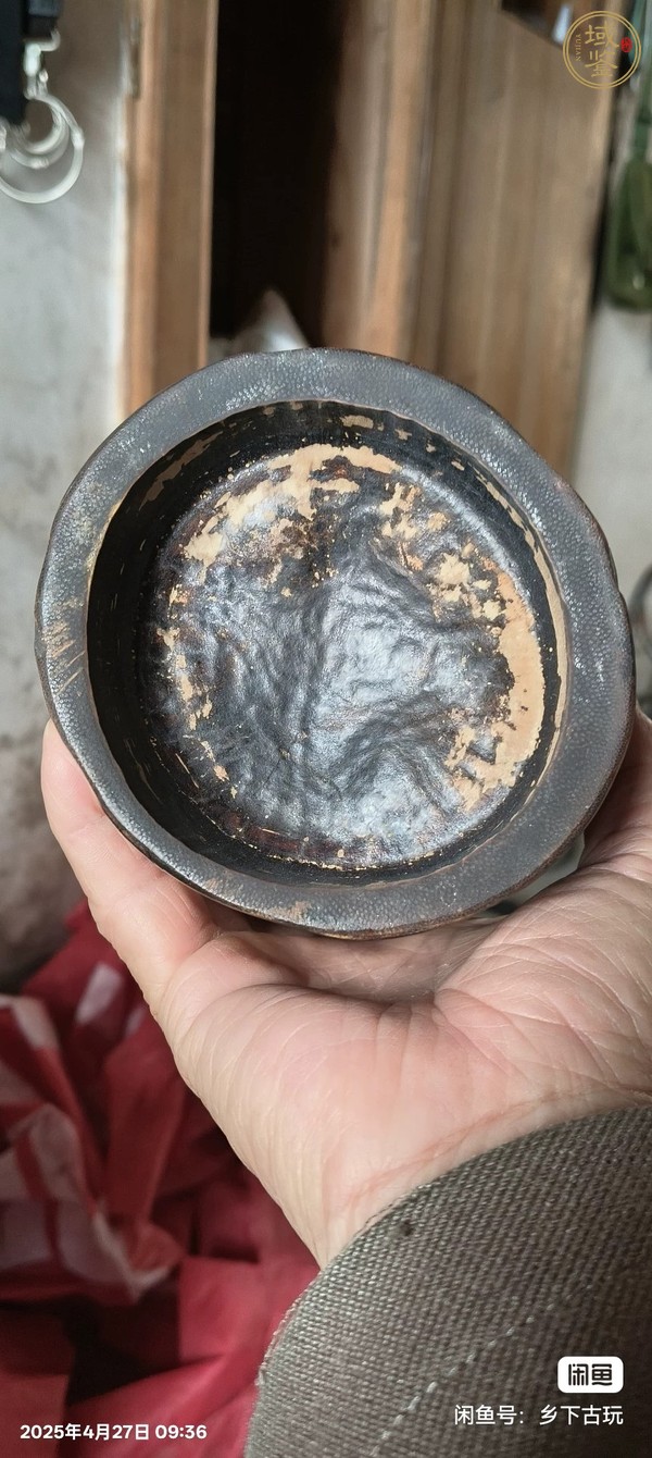 古玩雜項竹雕筆筒真品鑒賞圖