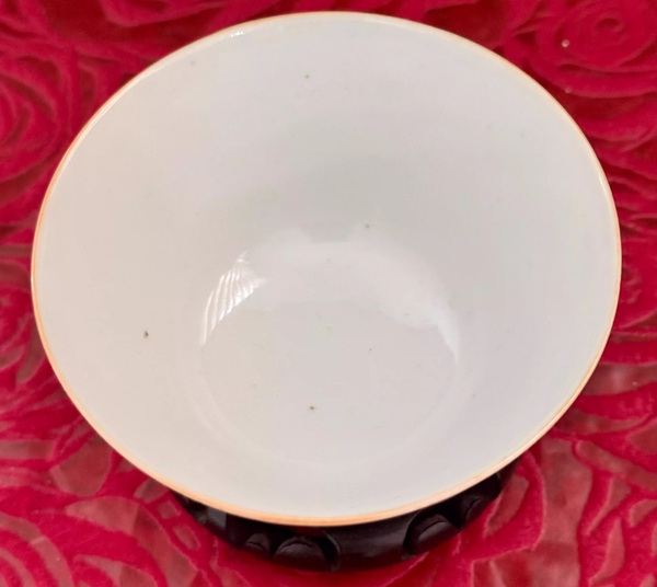 古玩陶瓷粉彩百子鬧春圖茶碗拍賣,當(dāng)前價格4900元