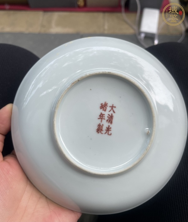 古玩陶瓷龍鳳碗粉彩盤真品鑒賞圖